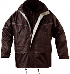 ISA PARKA NOIRE 3EN 1 POLYESTER END.PVC