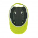 CASQUETTE DE SECURITE HI VIZ JAUNE 