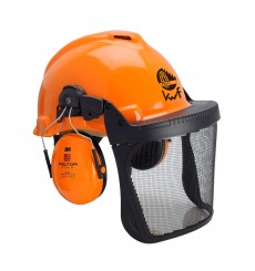 CASQUE FORESTIER H31 VISIERE GRILLAGEE