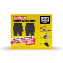 BOX 2 BERMUDAS DENEB STRECHT + LUNETTES + GANTS + CEINTURE