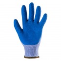 Gants EUROSTRONG SG800L J10 PE bleu end. latex bleu