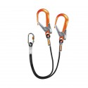 Longe drisse double - 1 m - Avec 1x NM16NSI + 2x NM28N 