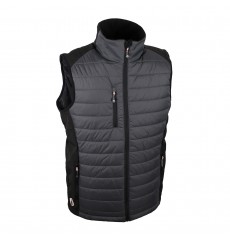 GILET SOFTSHELL POLYAMIDE RIPSTOP GRIS