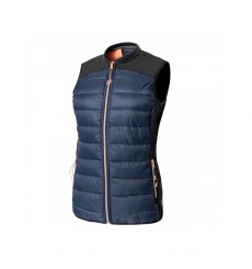 DOUDOUNE SANS MANCHE BI MATIERE FEMME 