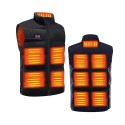 BODYWARMER CHAUFFANT NOIR AVEC POWERBANK 10 000 MAH INCLUS