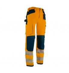 PANTALON FIORD HV STRETCH ORANGE