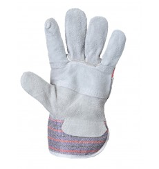 GANTS DOCKER CROUTE GRIS/TOILE BAYADERE