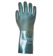 GANTS PVC VERT DOUBLE TREMPAGE XL 10.5