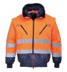 BLOUSON PILOTE HV 3 EN 1 DEPERLANT