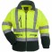 Veste polaire haute visibilite manches amovibles