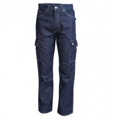 PANTALON JEAN MULTIPOCHES 100% coton 350GR CRAFT WORKER