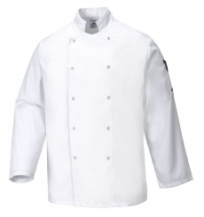 Veste de cuisine manche longues SUFFOLK