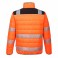 Veste haute visibilite PW371 BAFFLE orange fluo