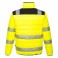 Veste haute visibilite PW371 BAFFLE jaune dos