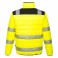 Veste haute visibilite PW371 BAFFLE jaune dos