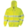 VESTE ZIPEE A CAPUCHE HAUTE VISIBILITE JAUNE