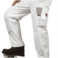 Pantalon peintre blanc 100% coton