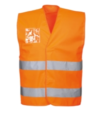 GILET HV AVEC PORTE BADGE