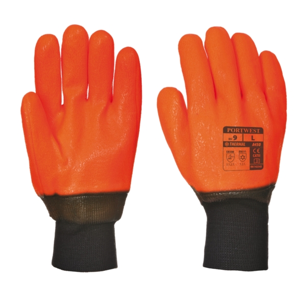 GANT DE CHANTIER,L--Gants de travail'hiver, doublure en cuir et