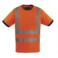 YARD T-SHIRT HI-VIZ ORANGE POLYCOTON BANDE BAUDRIER 3M