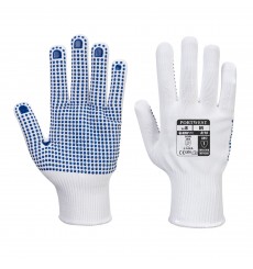 GANTS NYLON PICOT PVC BLEU/BLANC