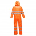 Combinaison de pluie haute visibilité S495 orange fluo