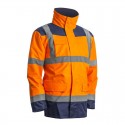 KANATA PARKA 4/1 ORANGE HV/MARINE POLYESTER OXFORD 300D