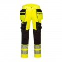 PANTALON DX4 HAUTE-VISIBILITE AVEC POCHES FLOTTANTES DEMONTABLES