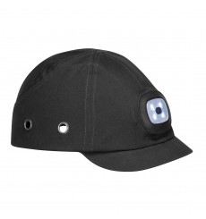 CASQUETTE ANTICHOC A LED RECHARGEABLE PAR USB