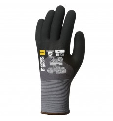 Ecd germany 120 paires de gants de travail en pu - taille 11-xxl - couleur  noir - élastique - protection usages multiples - pour mécanicien  constructeurs travail de jardin bricolage activités montage 291004092 -  Conforama