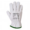 GANTS CUIR DRIVER FLEUR CHEVRE